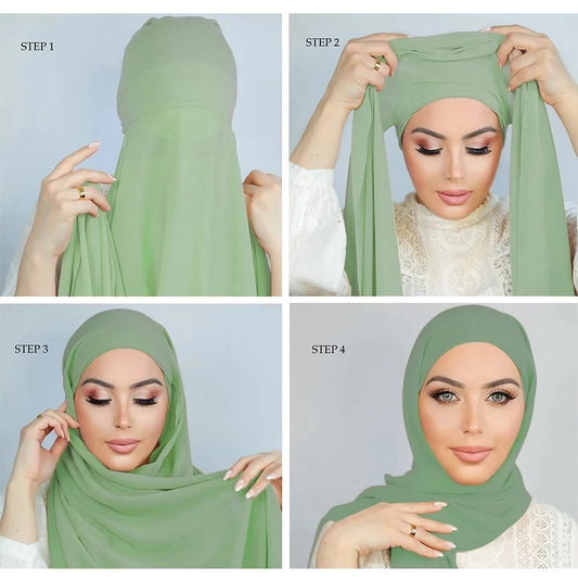 Instant Chiffon hijabs